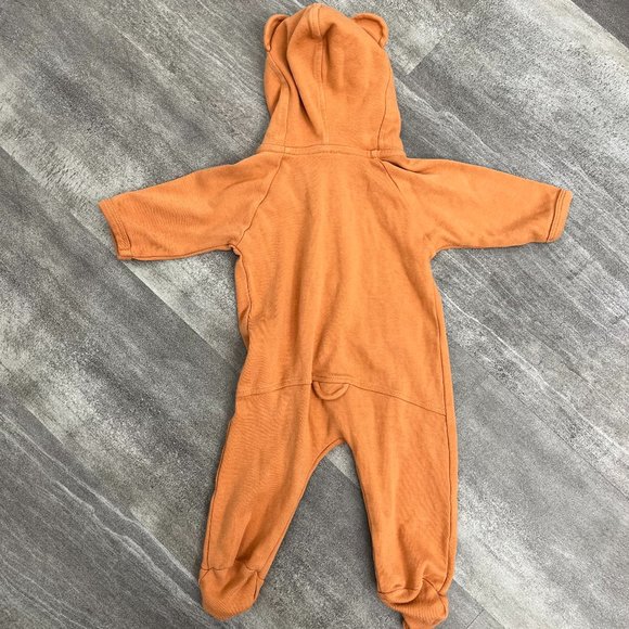 Kate Quinn Bear Footie Ears & Tail Organic Cotton 3-6 - Picture 2 of 2